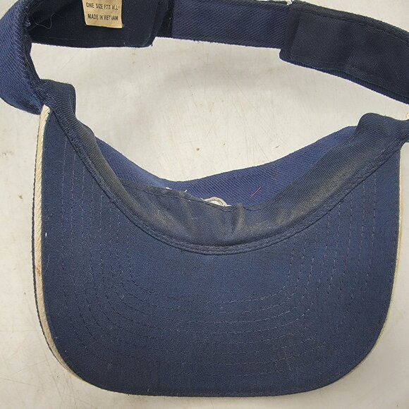 Fox Racing Adults Blue Golf Visor Outdoors Casual Adjustable Lightweight - Picture 6 of 7